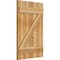 Ekena Millwork Joined Board-n-Batten Shutters w/Z-Bar, Rough Sawn Western Red Cedar, 21 1/2W x 33H, PR RBJ06Z21X033RWR - alternate 5